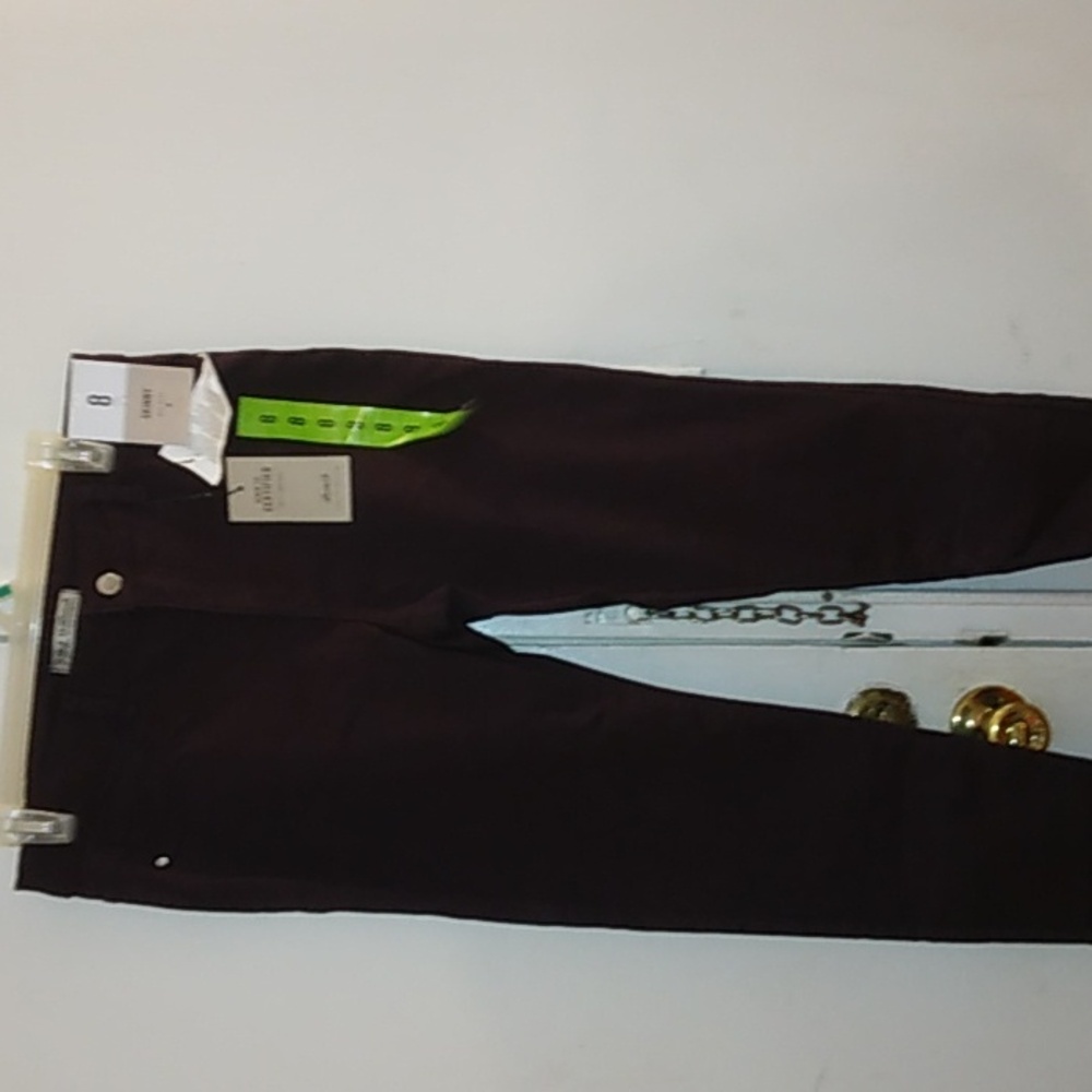 Burgundy skinny jeans by Denim Co.